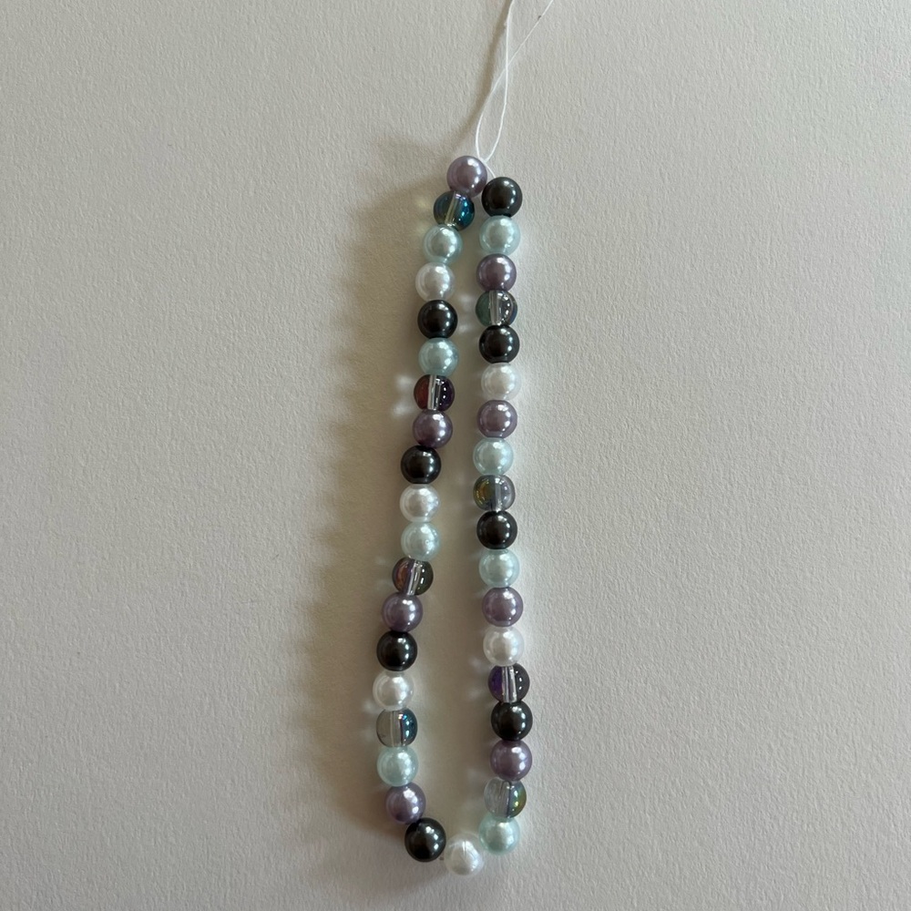 Multicolor Beaded Phone Charm